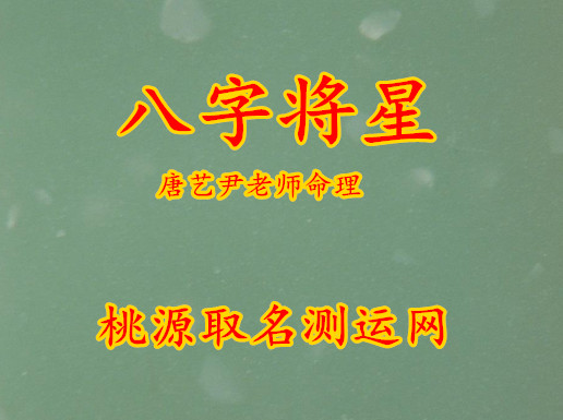算命八字：八字带将星好不好？