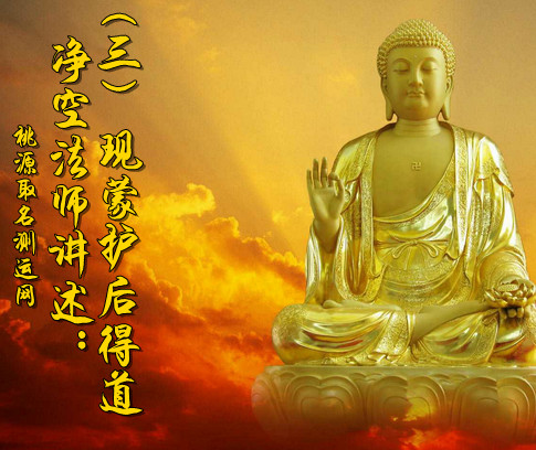 净空法师：（三）现蒙护后得道