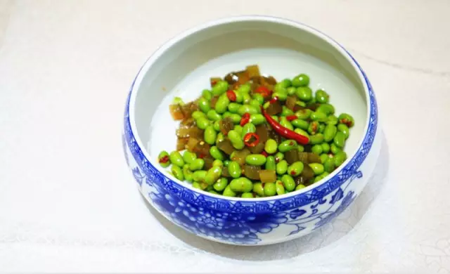 佛光山星云大师素食菜谱01：酱瓜毛豆（简单易做美味素菜）